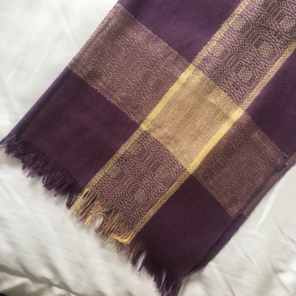 Purple Mexican Scarf